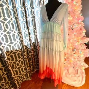 Bohemian ombré dress